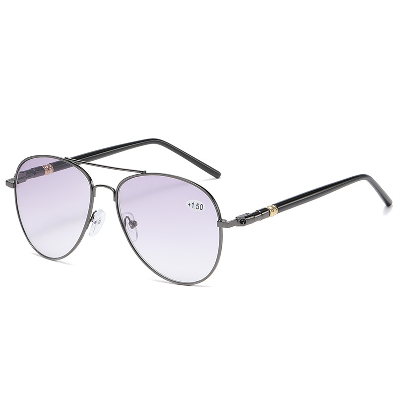 Retro Bifocal Reading Sunglasses for Men Sun Readers for Driving Zero Top UV 400