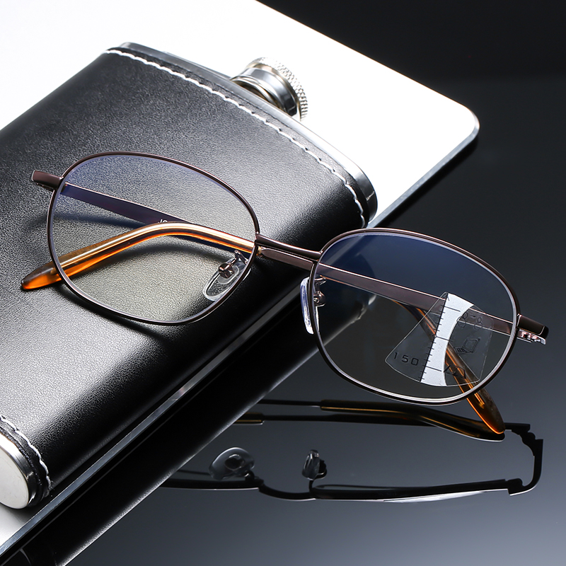 Custom OEM China Anti-blue Light Multifocal Progressive Eyewear Reading Glasses