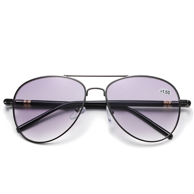 Retro Bifocal Reading Sunglasses for Men Sun Readers for Driving Zero Top UV 400