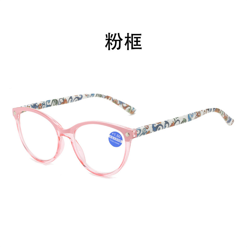 Computer Round Reading Glasses Women Anti Eyestrain Blue Light Blocking Glasses for Reading
