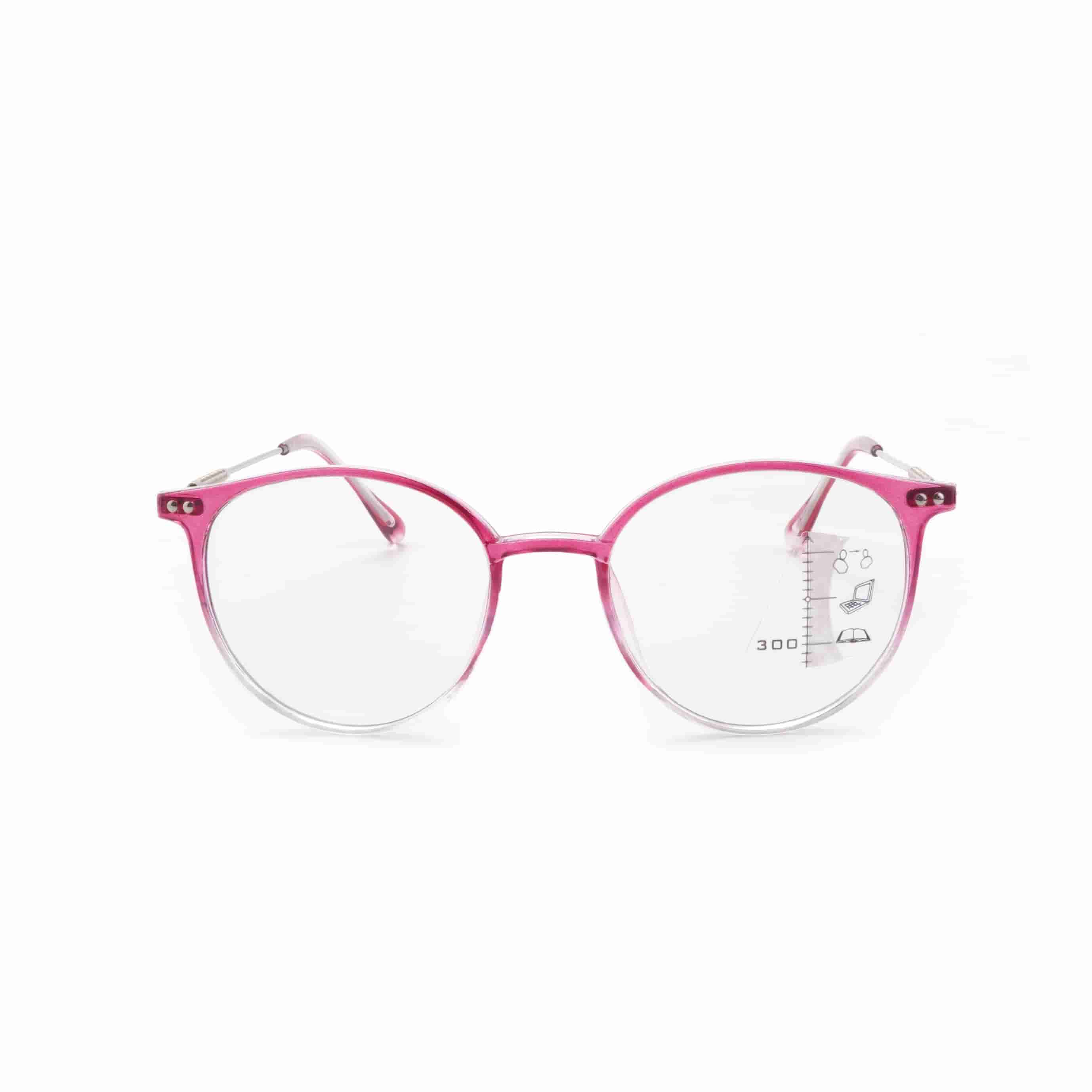 Round Transition Photochromic Multifocus Progressive Reading Glasses Men Women No-line Anti Blue Light Multifocal Readers
