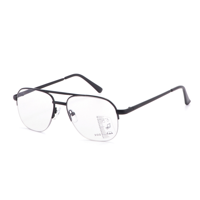 Rimless Photochromic Progressive Multifocus Transition Reading Glasses Blue Light Blocking Multifocal Computer Sun Readers