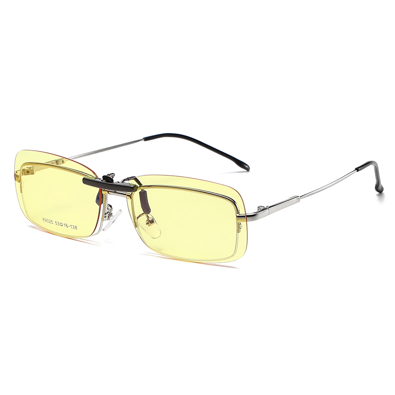 Clip on Anti Blue Light Filter Glasses UV Blocking Anti Eye Strain Unisex Non-Flip Up
