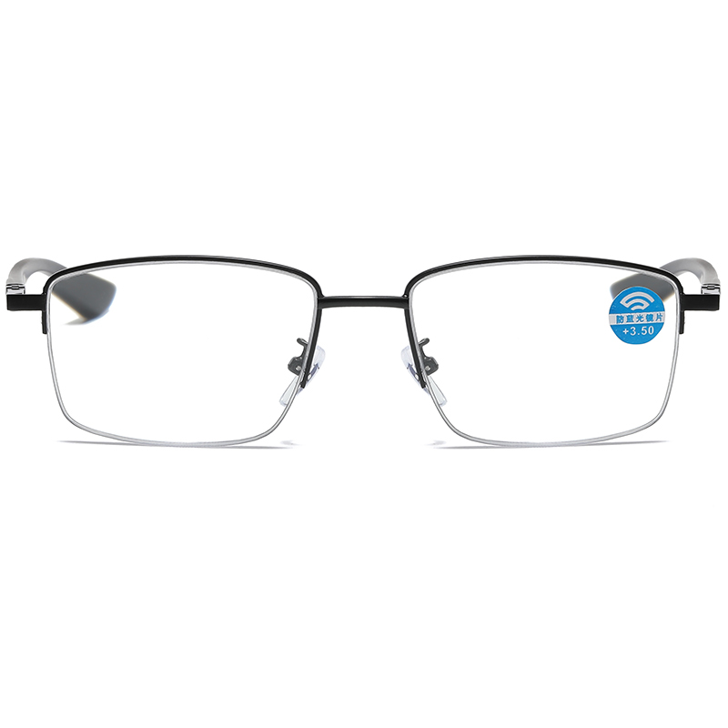Eyewear Unisex tr90 Multifocal Progressive Photochromic Anti Blue Light Glasses See Far Near Reading Glasses