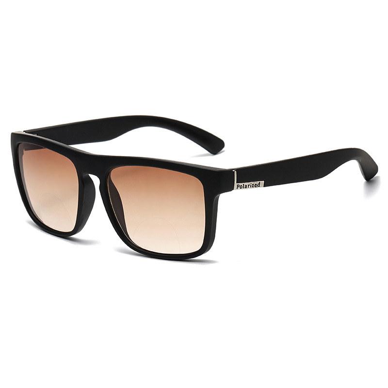 Classic Reading Sunglasses for Women Men Brown Gradient Lenses Outdoor Sun Readers Glasses with UV400 Protection