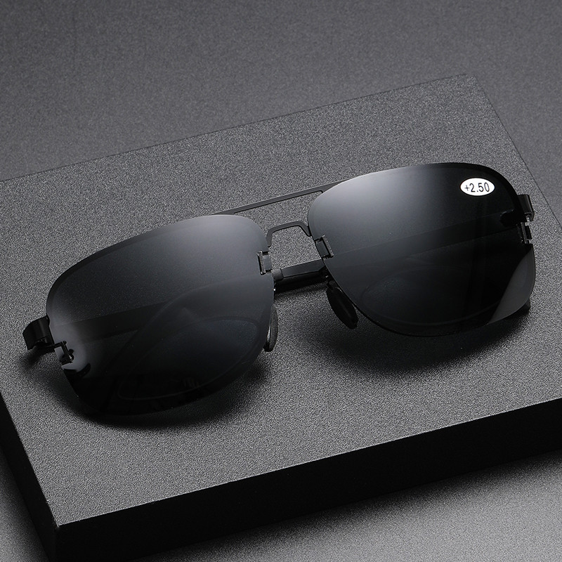 Bifocal Sunglasses for Women Men Retro Classic Reading Glasses Double Bridge Sun Glasses