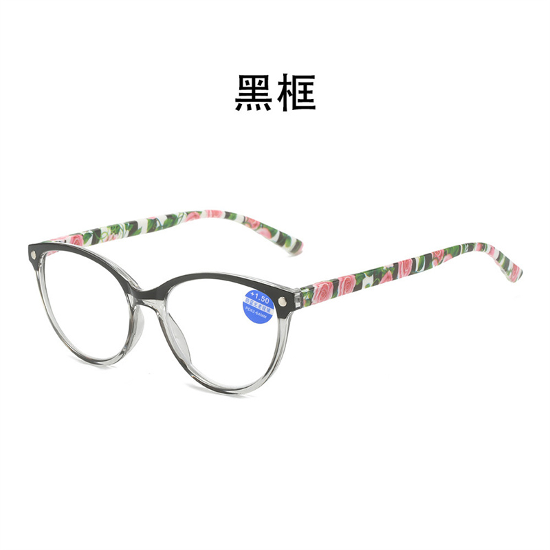 Computer Round Reading Glasses Women Anti Eyestrain Blue Light Blocking Glasses for Reading