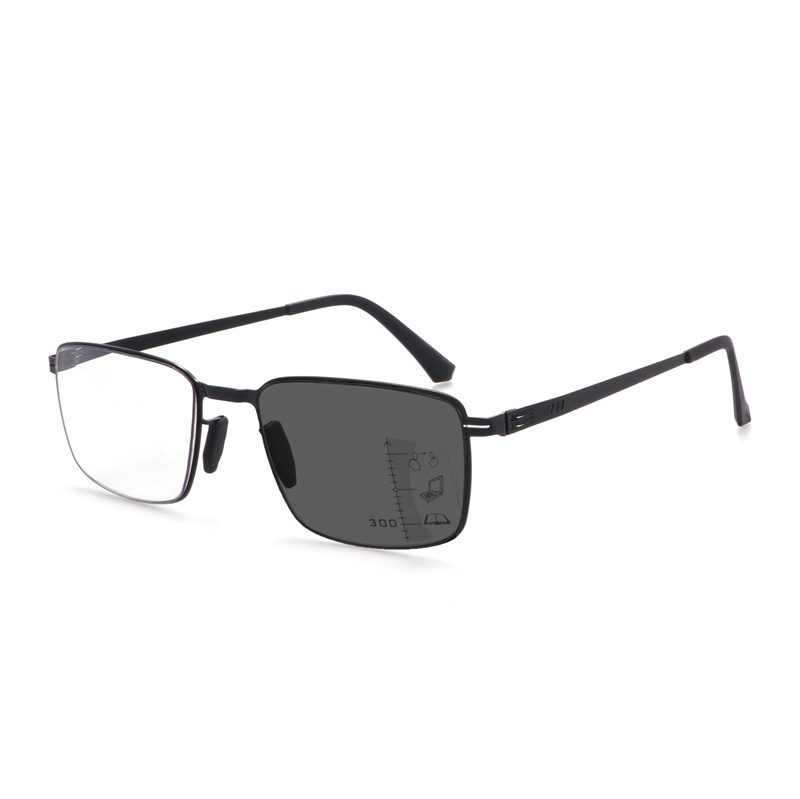 Transition Photochromic Reading Glasses for Mens and Womens,Square Clear UV Protection Sunglasses Readers