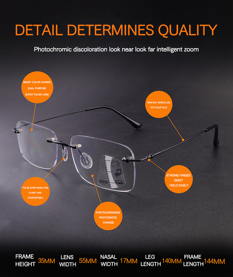 Titanium Anti Blue Light Photochromic Glasses (7)d73