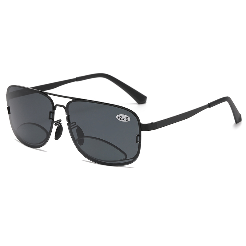 Bifocal Sunglasses for Women Men Retro Classic Reading Glasses Double Bridge Sun Glasses