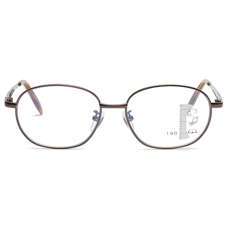 Custom OEM China Anti-blue Light Multifocal Progressive Eyewear Reading Glasses