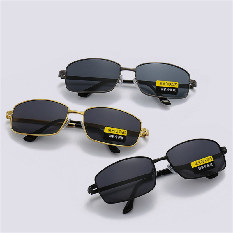 Metal Mens Sunglasses Polarized UV400 Protection for Driving Fishing Hiking Golf Everyday Use Rectangular Sunglasses (8).jpg