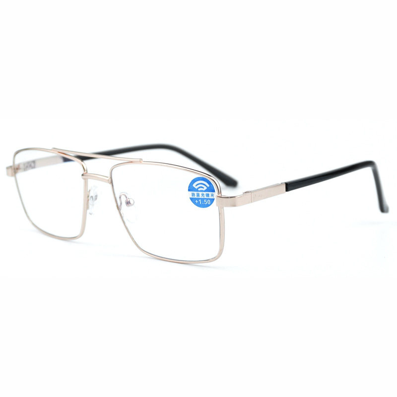 New Arrival Blue Light Blocking Glasses For Man Anti Blue Light Eyewear Photochromic Lenses Oversized Trendy Reading Glasses